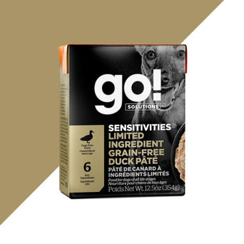 Petcurean Go! Sensitivities Limited Ingredient Grain Free Duck Pate Wet Dog Food