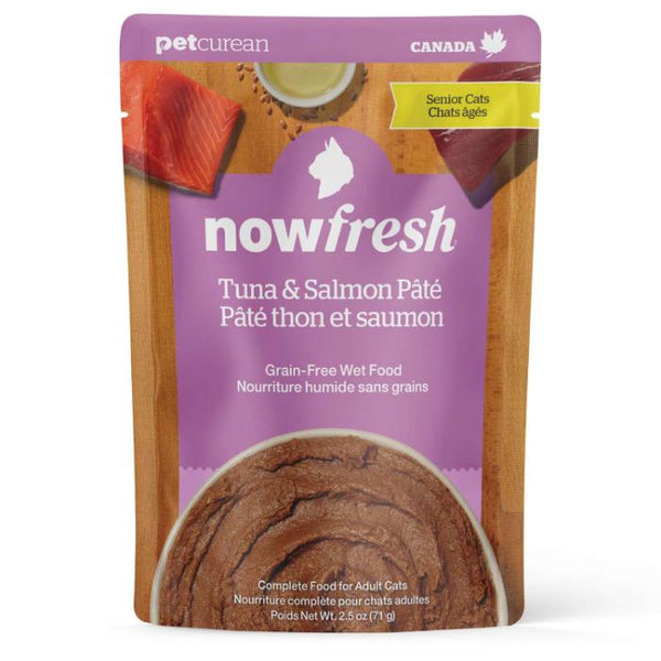 Now Fresh Tuna Salmon Pâté Grain-Free Wet Senior Cat Food