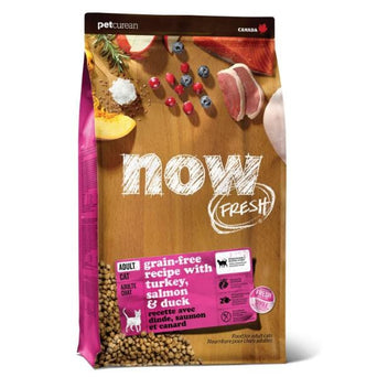 Petcurean Now Fresh Turkey, Salmon & Duck Recipe Adult Dry Cat Food