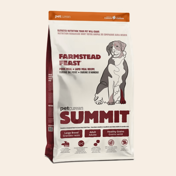 Summit Large Breed Farmstead Feast Pork Meal & Lamb Meal Recipe Adult