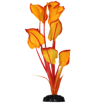 Petland Canada Fish Gear Orange Crypt Silk Aquarium Plant