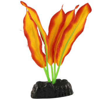 Petland Canada Fish Gear Orange Sword Silk Betta Plant