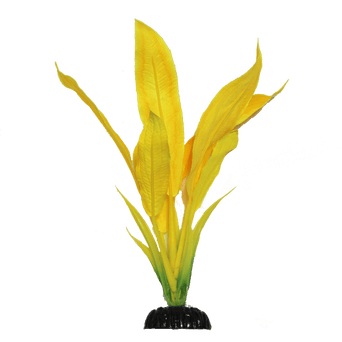 Petland Canada Fish Gear Yellow Sword Silk Aquarium Plant