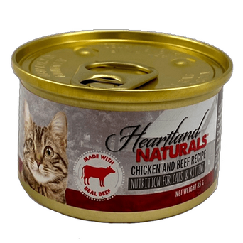 Petland Canada Heartland Naturals Chicken and Beef Recipe Canned Nutrition For Cats & Kittens