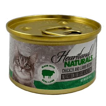 Petland Canada Heartland Naturals Chicken and Lamb Recipe Canned Nutrition For Cats & Kittens