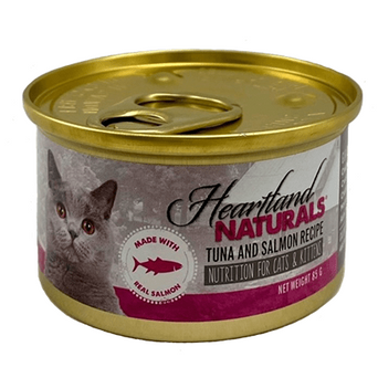 Petland Canada Heartland Naturals Tuna & Salmon Recipe Canned Nutrition For Cats & Kittens