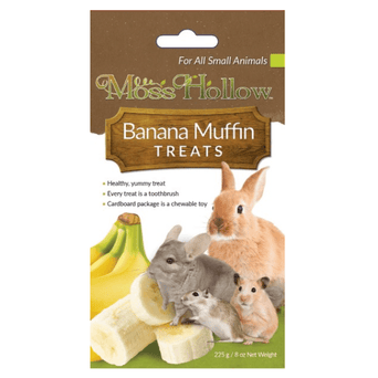 Petland Canada Moss Hollow Small Animal Treats; Apple Dumpling or Banana Muffin