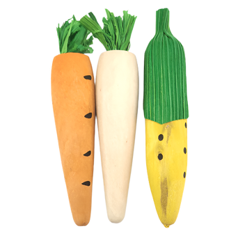 Petland Canada Moss Hollow Wood, Carrot & Corn Trio