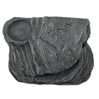 Petland Canada Repti Gear Grey Rock Hide for Reptiles