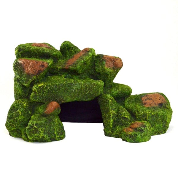 Repti Gear Mossy Corner Rock with Cave for Reptiles Petland Canada