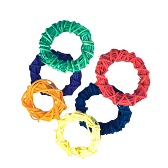 Petland Canada Tweeters Woven Wicker Rings Bird Toy