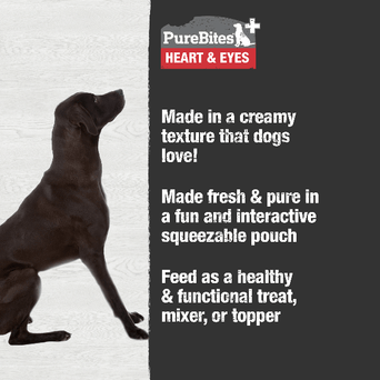PureBites PureBites Squeezables For Dogs; Heart & Eyes