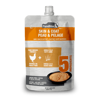 PureBites PureBites Squeezables For Dogs; Skin & Coat