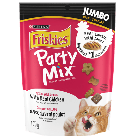 Friskies Party Mix Mixed Grill Crunch Cat Treats Petland Canada