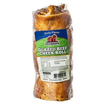 RedBarn Pet Products RedBarn Glazed Beef Cheek Roll - Bully Flavor