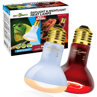 Reptizoo Reptizoo Combo Neodymium Daylight & Nightlight Heat Lamps