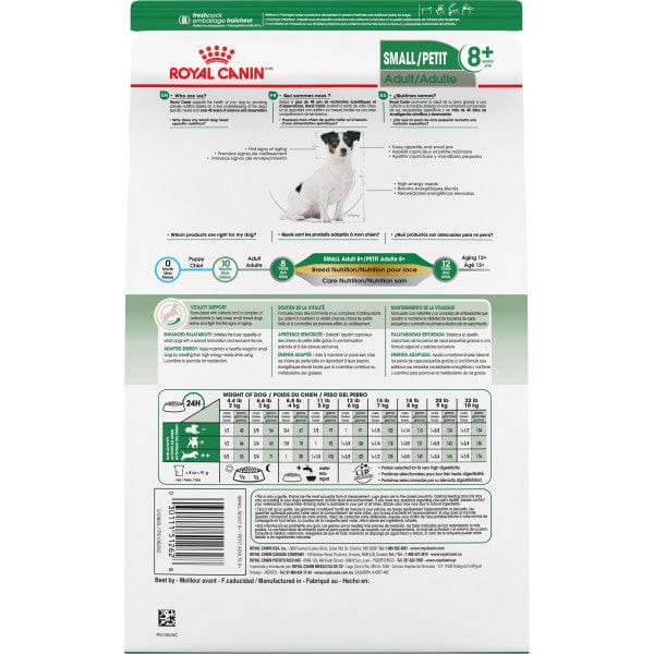 Royal Canin Small Adult 8+ Dry Dog Food Petland Canada