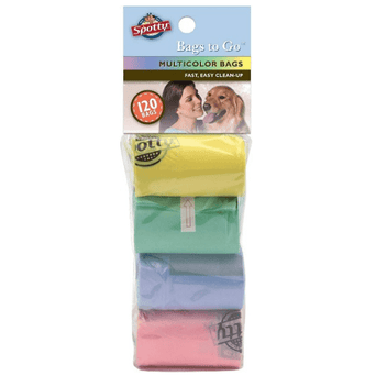 Royal Pet Inc. Spotty Bags to Go Multicolor Waste Bags 120 Pack