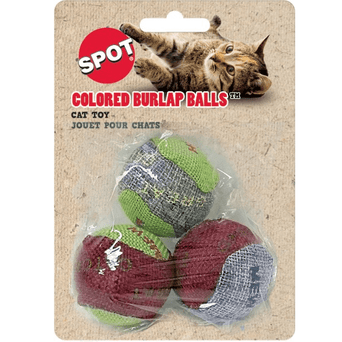 Spot Spot Burlap Balls Catnip Cat Toy