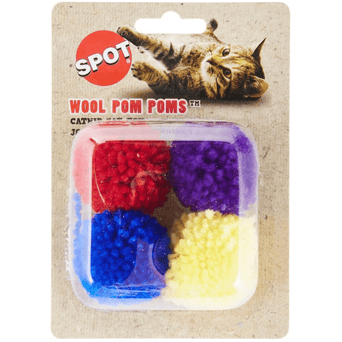 Spot Spot Wool Pom Poms Catnip Cat Toy