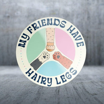 Sticker Pack Sticker Pack Cat Sayings - Hairy Friends; Small Sticker