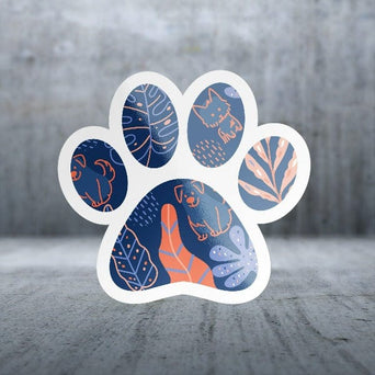 Sticker Pack Sticker Pack Dog Paw - Pet Plants; Large Sticker