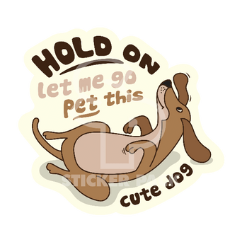 Sticker Pack Sticker Pack Dog Sayings - Pet Cute Dogs; Small Sticker