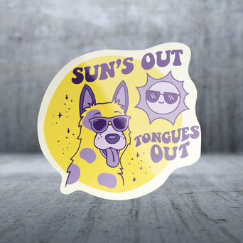 Sticker Pack Sticker Pack Dog Sayings - Sun's Out Tongues Out