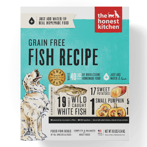 The Honest Kitchen Grain Free Fish Recipe Dehydrated Dog Food, 10lb (SPECIAL ORDER ITEM)