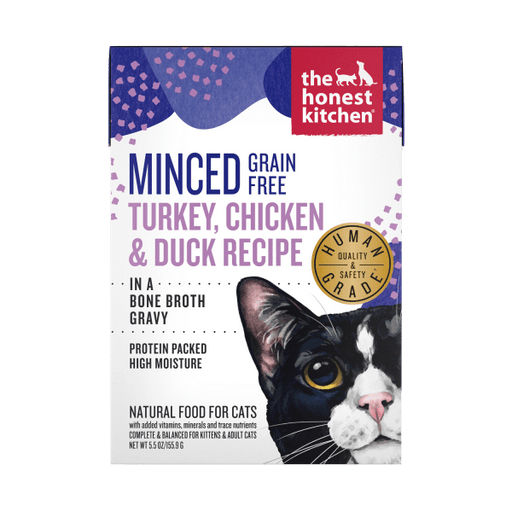 The Honest Kitchen Minced Grain Free Turkey, Chicken & Duck Recipe Wet Cat Food*