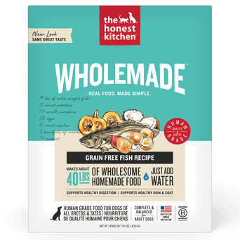 The Honest Kitchen The Honest Kitchen WholeMade | Grain Free Fish Recipe Dehydrated Dog Food, 10lb (SPECIAL ORDER ITEM)