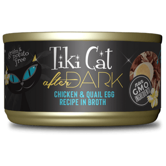 Tiki Cat Tiki Cat After Dark Chicken & Quail Egg Recipe Canned Cat Food