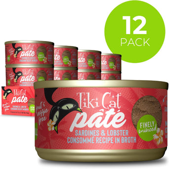 Tiki Cat Tiki Cat Grill Sardines & Lobster Consomme Pate Canned Cat Food