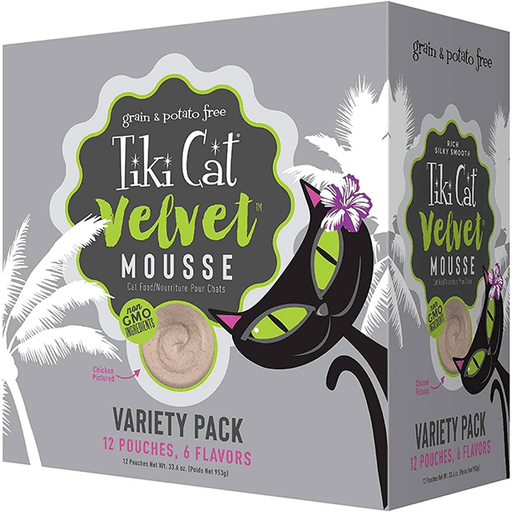 Tiki Cat Velvet Mousse Variety Pack Cat Food (SPECIAL ORDER ITEM)