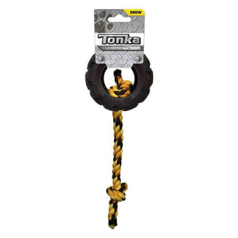 Tonka Tonka Mighty Chomp Tire with Rope Tug Toy