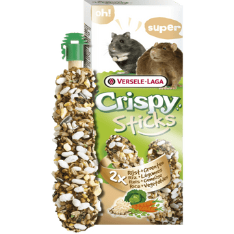 Versele Laga Versele-Laga Crispy Sticks Hamsters-Rats Rice & Vegetables Flavour