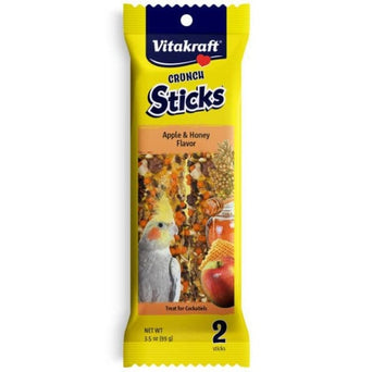 Vitakraft Sun Seed, Inc Vitakraft Apple & Honey Crunch Sticks for Cockatiels