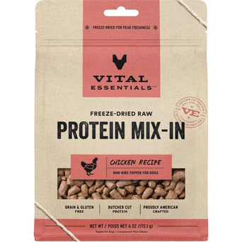 Vital Essentials Vital Essentials Freeze-Dried Raw Protein Mix-In Chicken Recipe Dog Food Topper