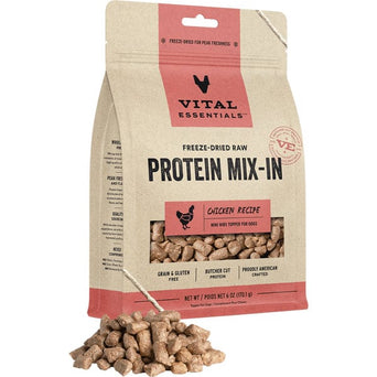 Vital Essentials Vital Essentials Freeze-Dried Raw Protein Mix-In Chicken Recipe Dog Food Topper