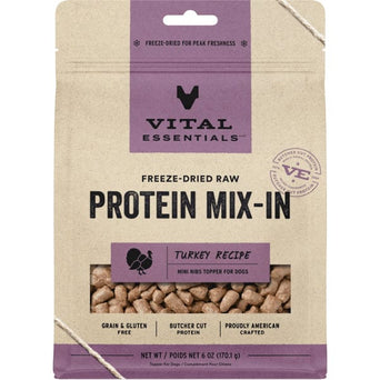 Vital Essentials Vital Essentials Freeze-Dried Raw Protein Mix-In Turkey Recipe Dog Food Topper