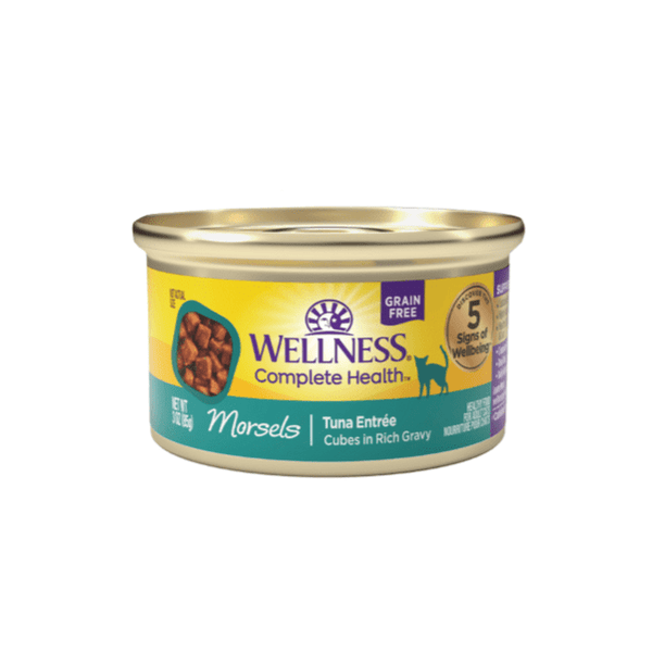 Wellness Complete Health Morsels Tuna Entree in Gravy Canned Cat