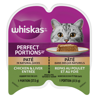 Whiskas Whiskas Perfect Portions Chicken & Liver Pâté Wet Cat Food