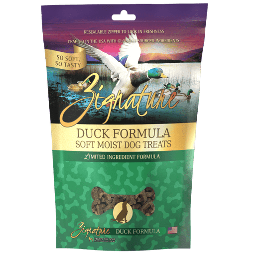 Zignature Soft Moist Duck Formula Dog Treats