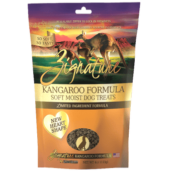 Zignature Zignature Soft Moist Kangaroo Formula Dog Treats