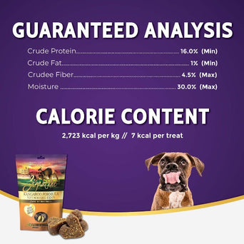 Zignature Zignature Soft Moist Kangaroo Formula Dog Treats