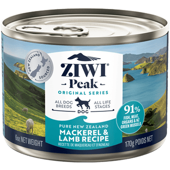 ZIWI Peak ZIWI Peak Original Series Mackerel & Lamb Recipe Canned Dog Food, 6oz