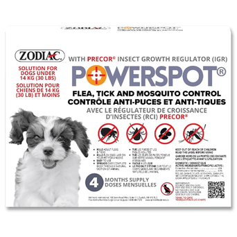 Zodiac Zodiac Powerspot Flea and Tick Control for Dogs