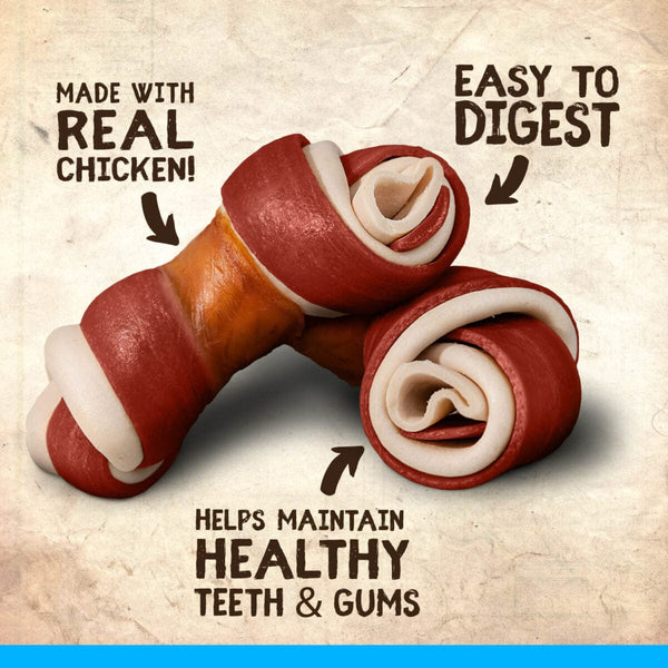 Zoë Better than Rawhide BBQ Chicken Bones, Mini – Petland Canada