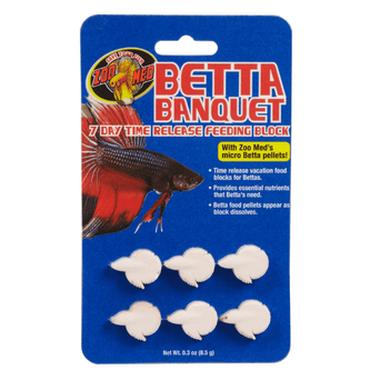 Zoo Med Betta Banquet 7-Day Feeder Blocks for Bettas