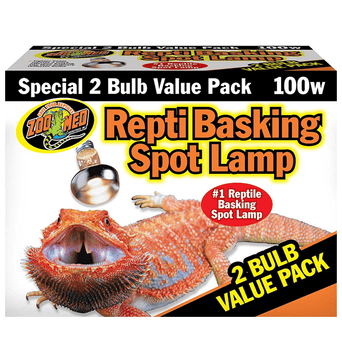 Zoo Med Zoo Med Basking Spot Lamp 100 Watt 2-Pack